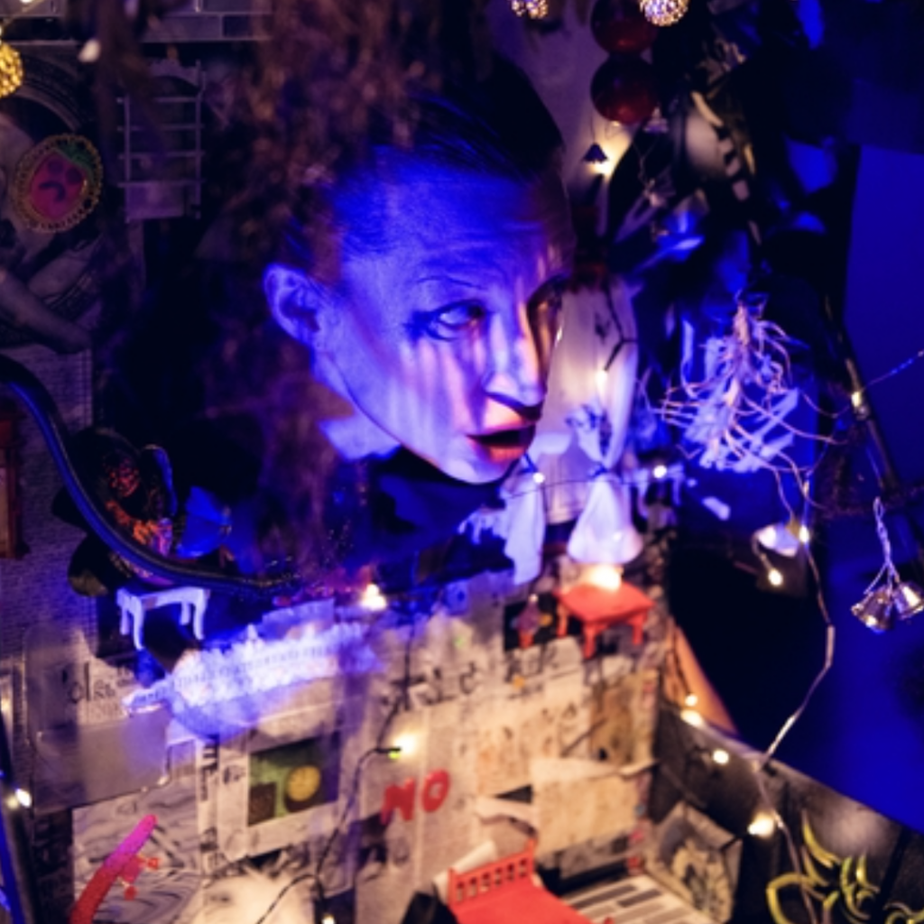 Foto von dem Puppenhaus von dem Theaterstück “Das Heidi“ 2023
